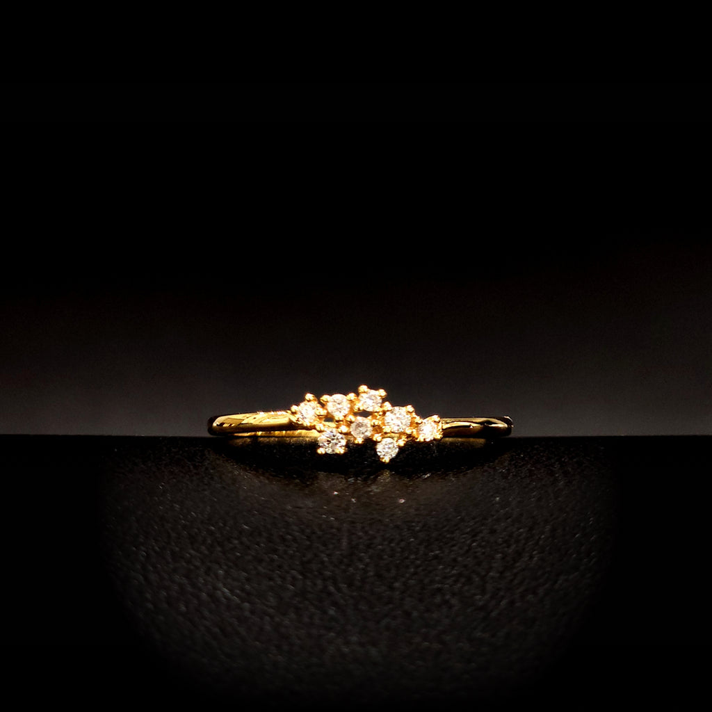 Or Jaune 18K & Diamants