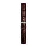 Bracelet officiel Tissot cuir brun entre-cornes 20 mm