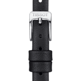 Bracelet officiel Tissot cuir noir entre-cornes 09 mm