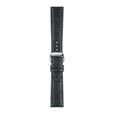 Bracelet officiel Tissot cuir gris entre-cornes 21 mm