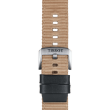 Bracelet officiel Tissot tissu beige entre-cornes 22 mm
