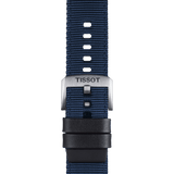 Bracelet officiel Tissot tissu bleu entre-cornes 22 mm