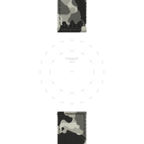 Bracelet officiel Tissot tissu kaki entre-cornes 22 mm