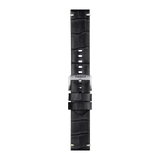 Bracelet officiel Tissot cuir noir entre-cornes 22 mm