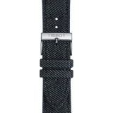 Bracelet officiel Tissot tissu bleu entre-cornes 22 mm