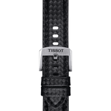 Bracelet officiel Tissot tissu noir entre-cornes 20 mm