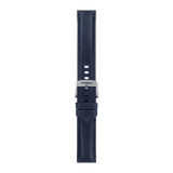 Bracelet officiel Tissot cuir bleu entre-cornes 20 mm
