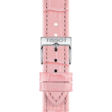 Bracelet Officiel Tissot Cuir Rose Entre-cornes 16 MM
