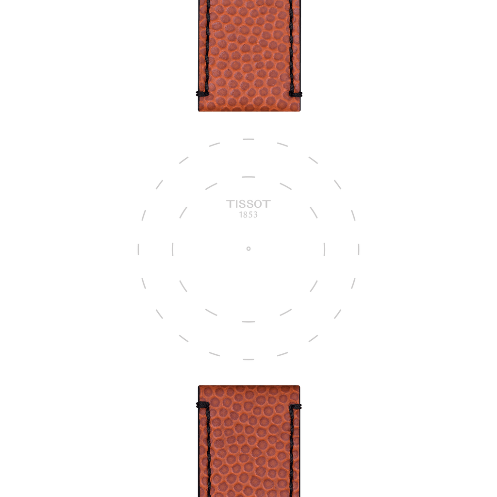 Bracelet officiel Tissot NBA cuir Wilson® 22 mm