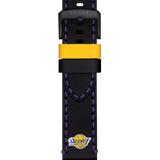Bracelet officiel Tissot NBA Los Angeles Lakers cuir 22 mm
