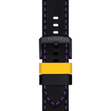 Bracelet officiel Tissot NBA Los Angeles Lakers cuir 22 mm