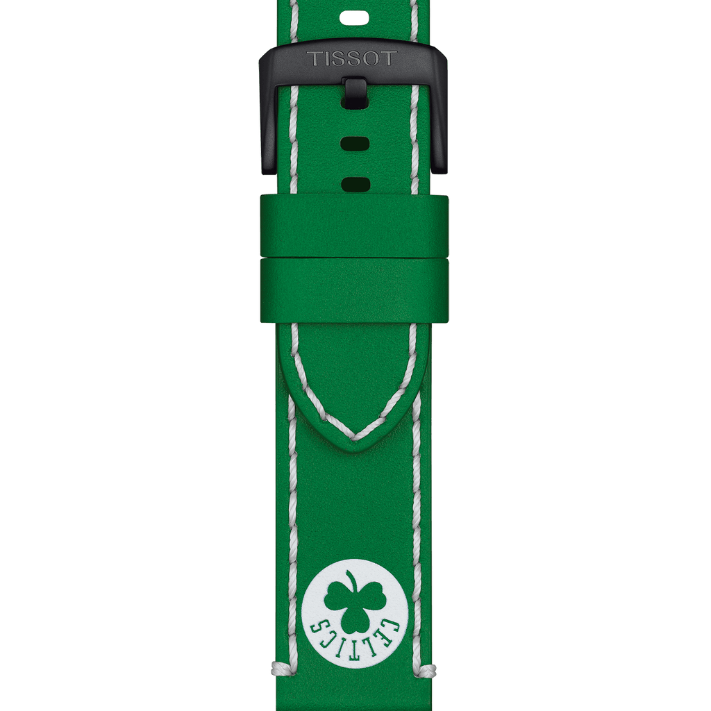 Bracelet officiel Tissot NBA Boston Celtics cuir 22 mm