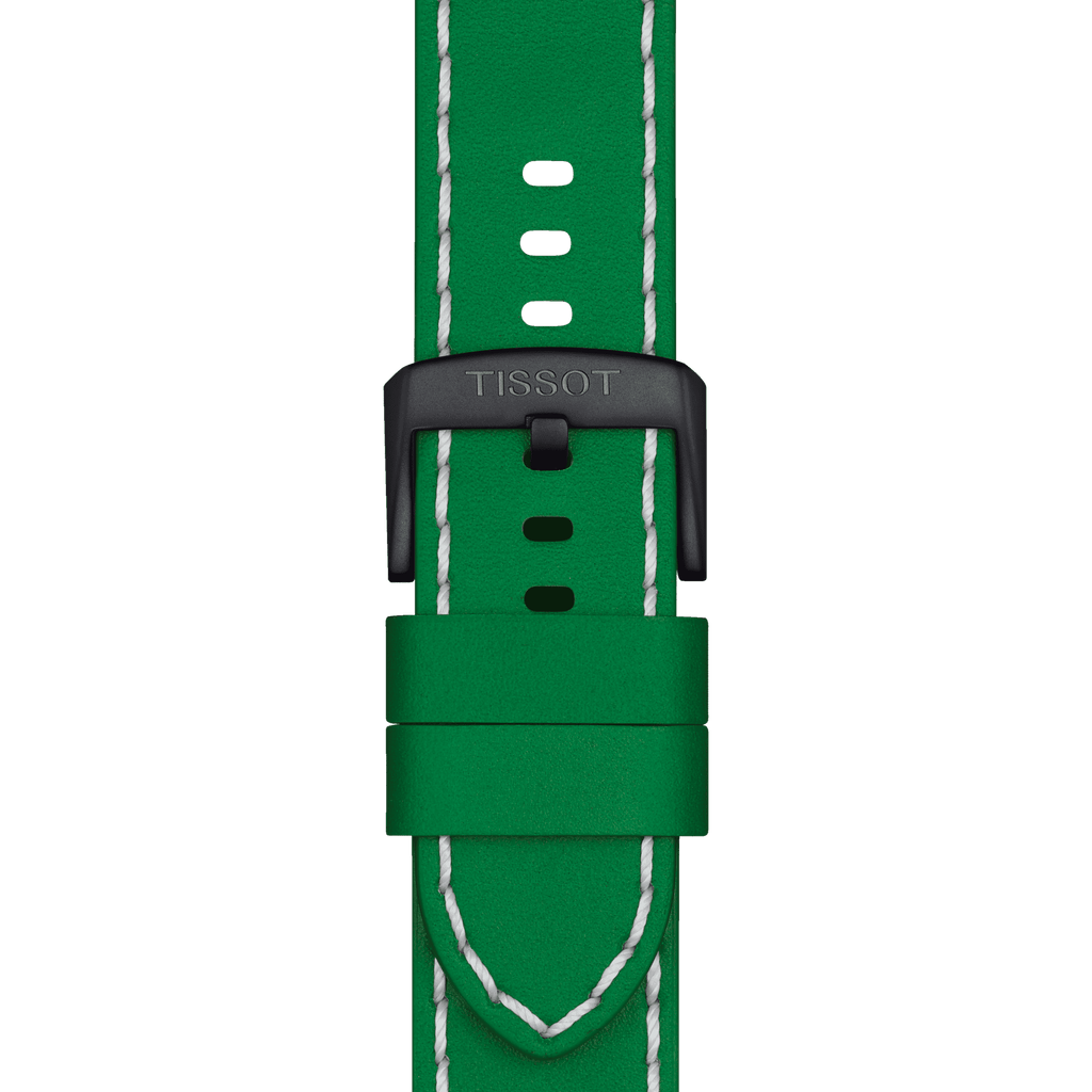 Bracelet officiel Tissot NBA Boston Celtics cuir 22 mm