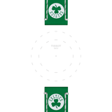 Bracelet officiel Tissot NBA Boston Celtics cuir 22 mm