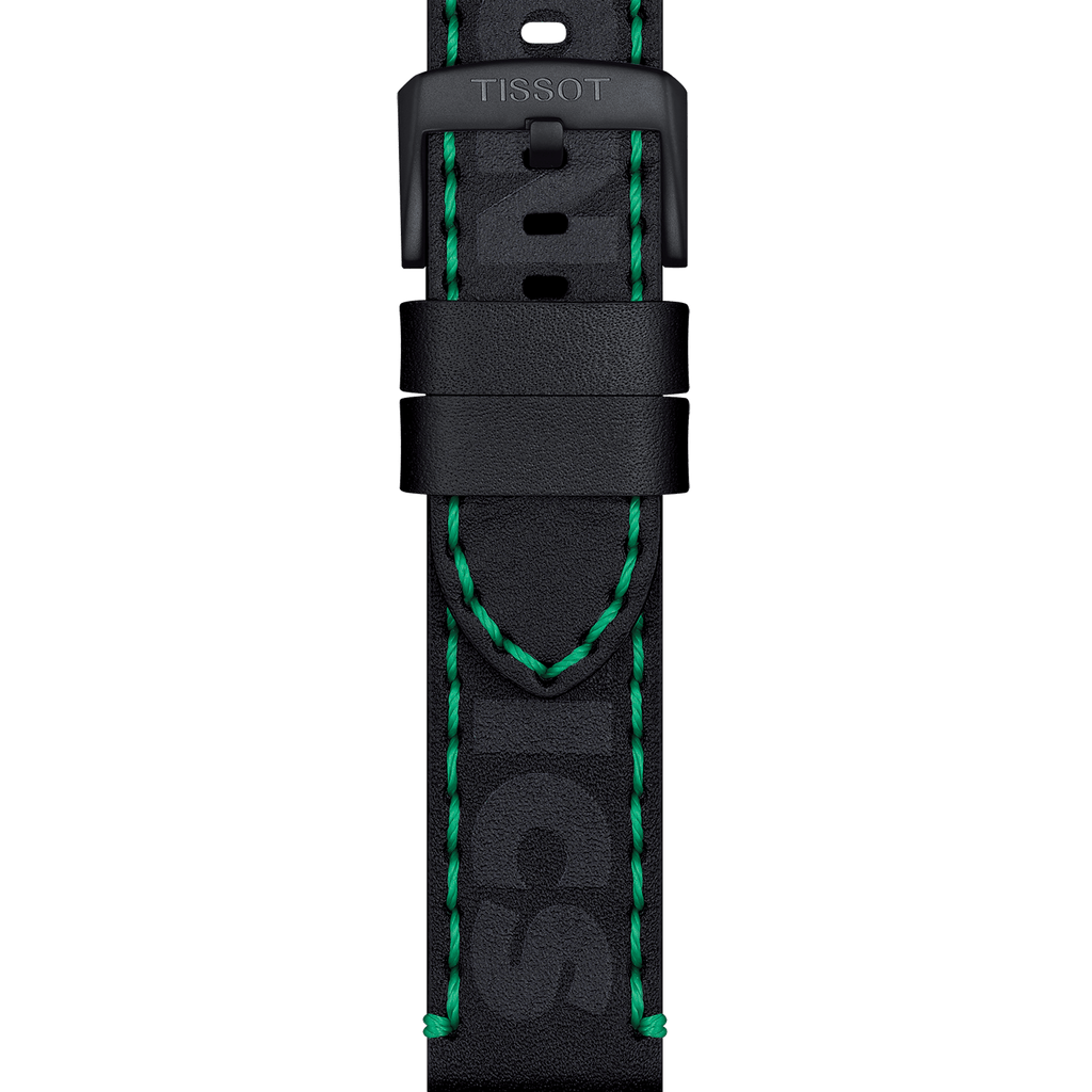 Bracelet officiel Tissot NBA Boston Celtics cuir 22 mm