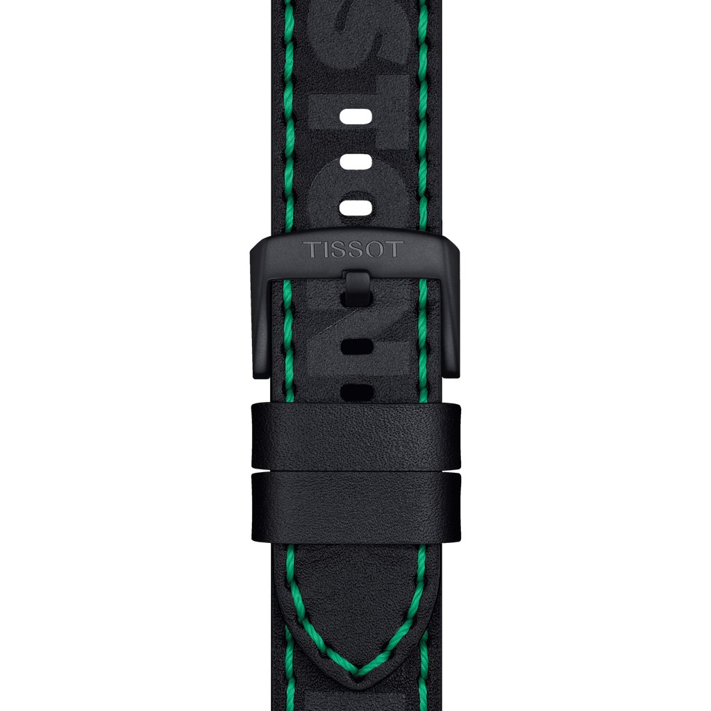Bracelet officiel Tissot NBA Boston Celtics cuir 22 mm