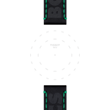 Bracelet officiel Tissot NBA Boston Celtics cuir 22 mm