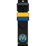 Bracelet officiel Tissot NBA Golden State Warriors cuir 22 mm