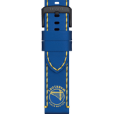 Bracelet officiel Tissot NBA Golden State Warriors cuir 22 mm