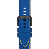 Bracelet officiel Tissot NBA Golden State Warriors cuir 22 mm