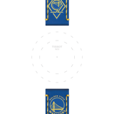 Bracelet officiel Tissot NBA Golden State Warriors cuir 22 mm