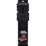 Bracelet officiel Tissot NBA Miami Heat cuir 22 mm