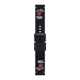 Bracelet officiel Tissot NBA Miami Heat cuir 22 mm