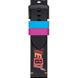 Bracelet officiel Tissot NBA Miami Heat cuir 22 mm