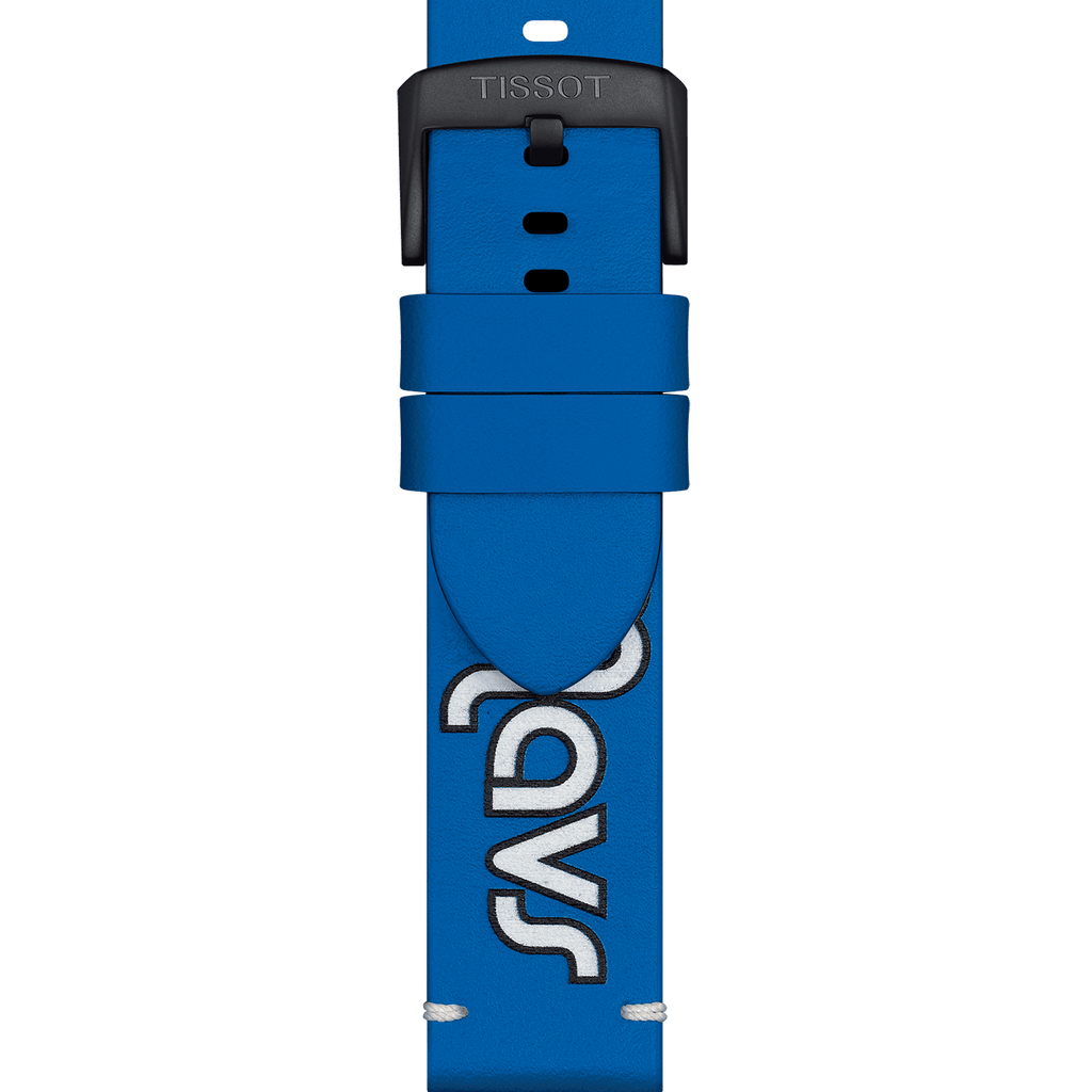 Bracelet officiel Tissot NBA Dallas Mavericks cuir 22 mm