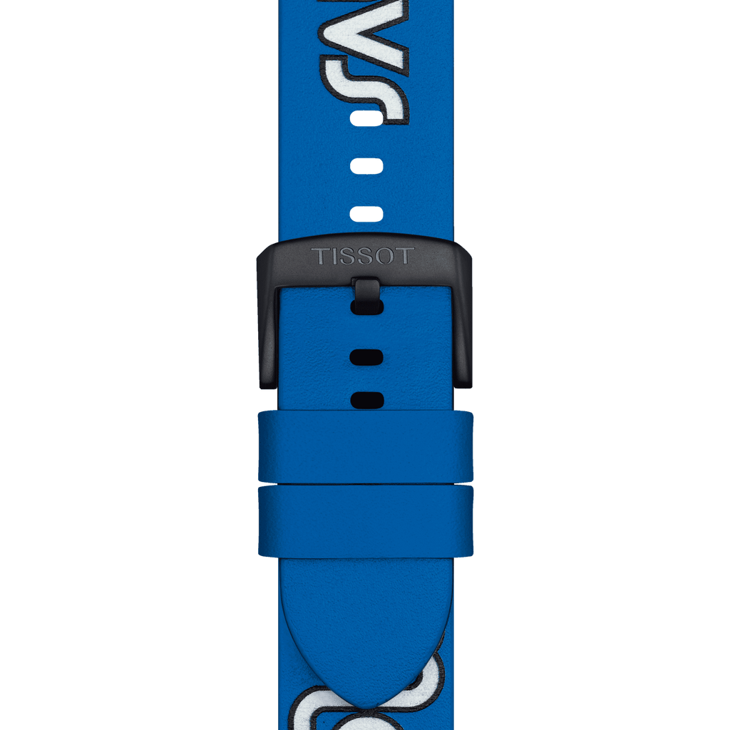 Bracelet officiel Tissot NBA Dallas Mavericks cuir 22 mm