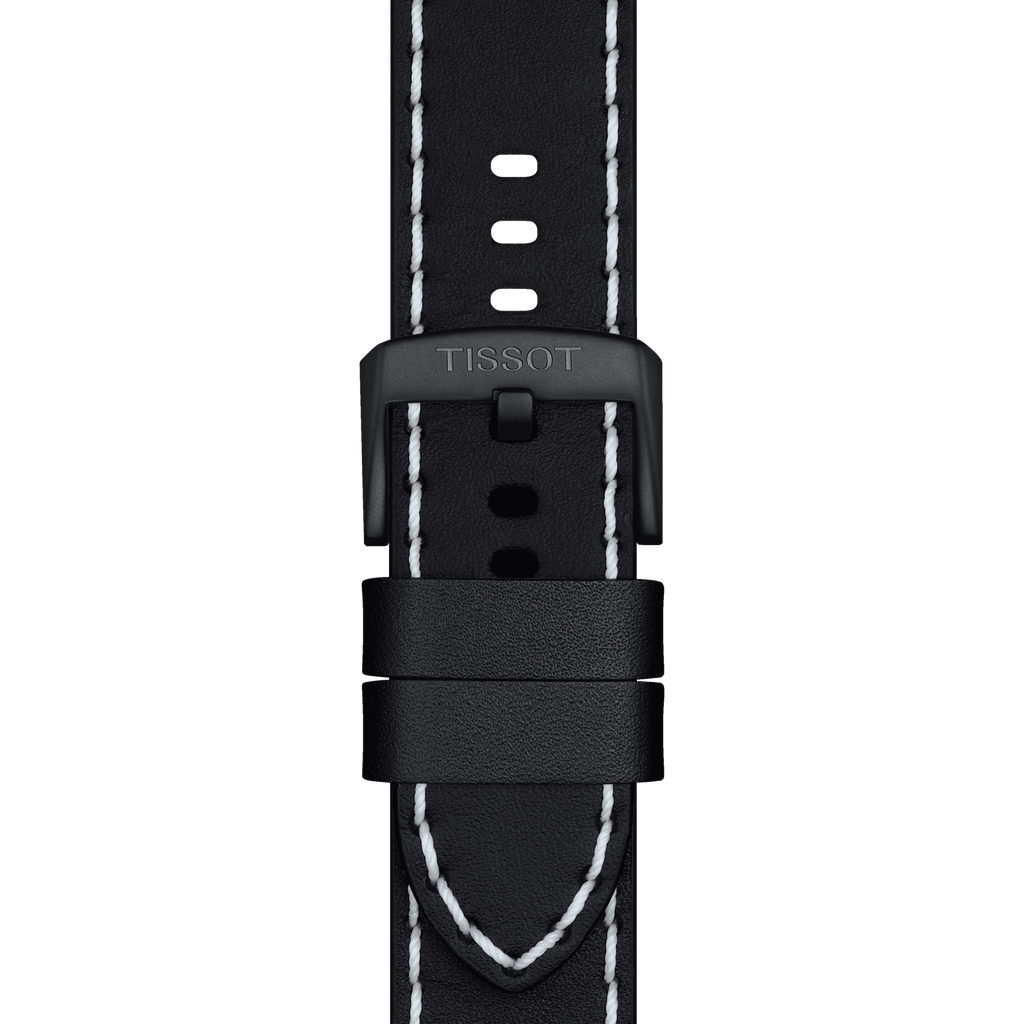 Bracelet officiel Tissot NBA Portland Trail Blazers cuir 22 mm