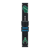Bracelet officiel Tissot NBA Milwaukee Bucks cuir 22 mm