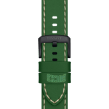 Bracelet officiel Tissot NBA Milwaukee Bucks cuir 22 mm