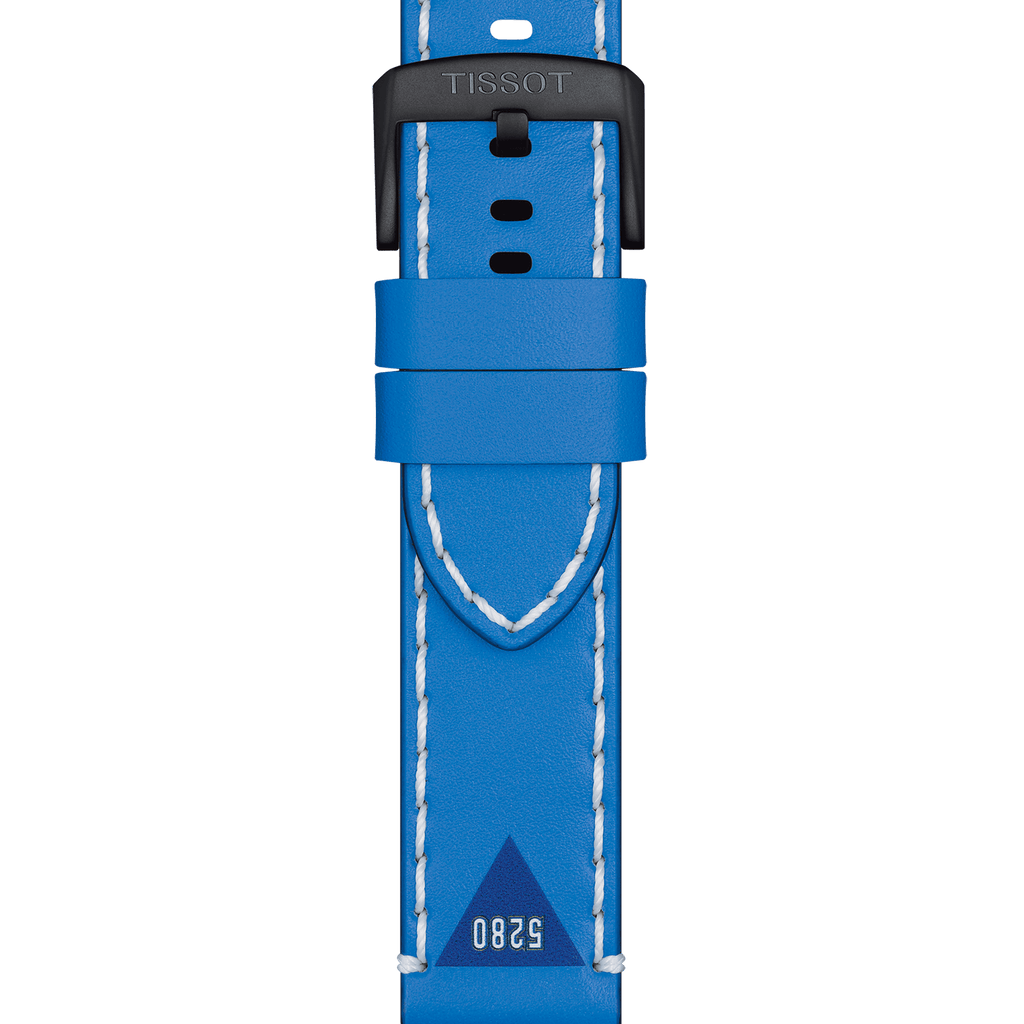 Bracelet officiel Tissot NBA Denver Nuggets cuir 22 mm