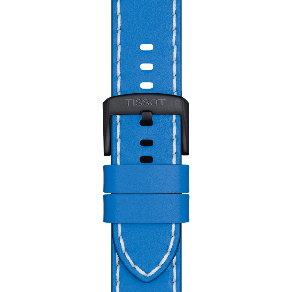 Bracelet officiel Tissot NBA Denver Nuggets cuir 22 mm