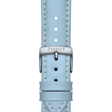 Bracelet Officiel Tissot Cuir Bleu Entre-Cornes 18 mm