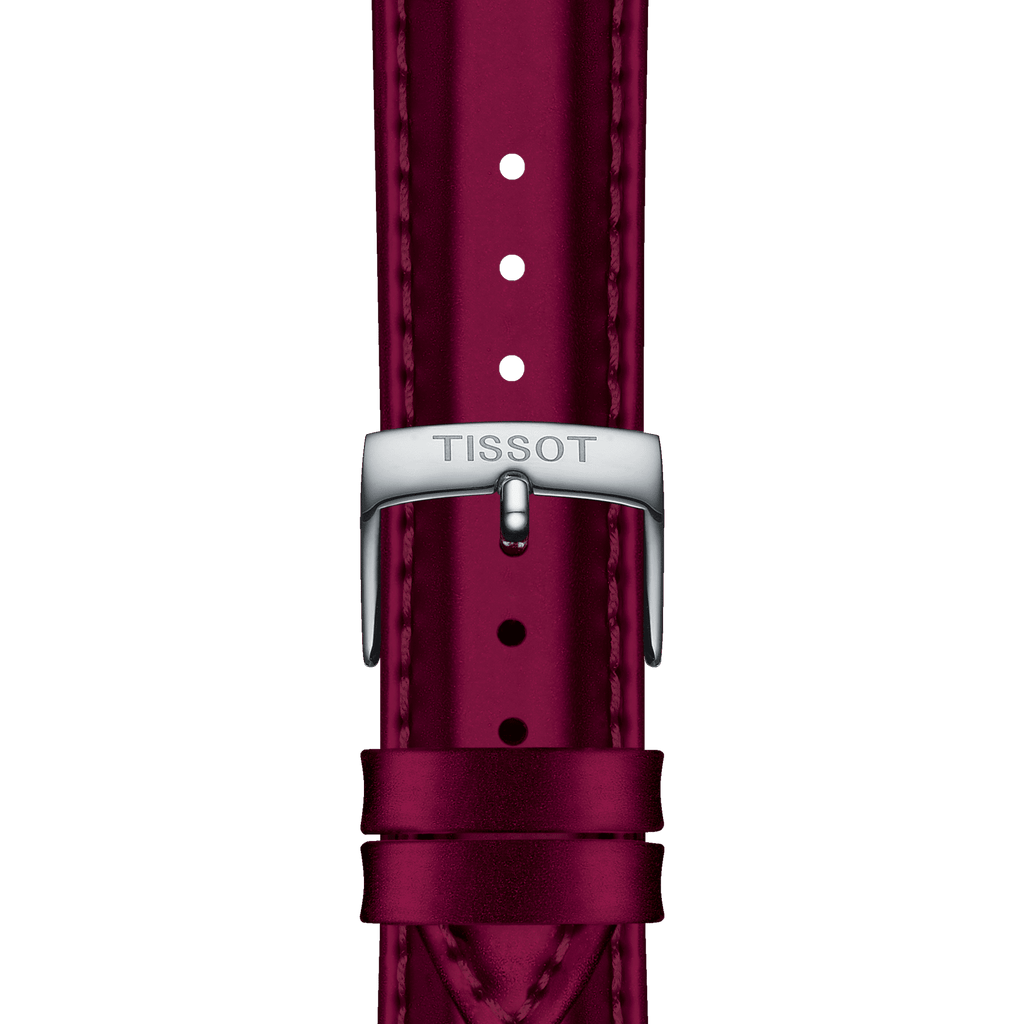 Bracelet Officiel Tissot Synthétique Rouge Entre-cornes 18 mm