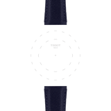 Bracelet Officiel Tissot Tissu Bleu Entre-cornes 21 mm