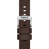 Bracelet Officiel Tissot Synthétique Brun entre-cornes 18 mm