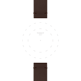 Bracelet Officiel Tissot Synthétique Brun entre-cornes 18 mm