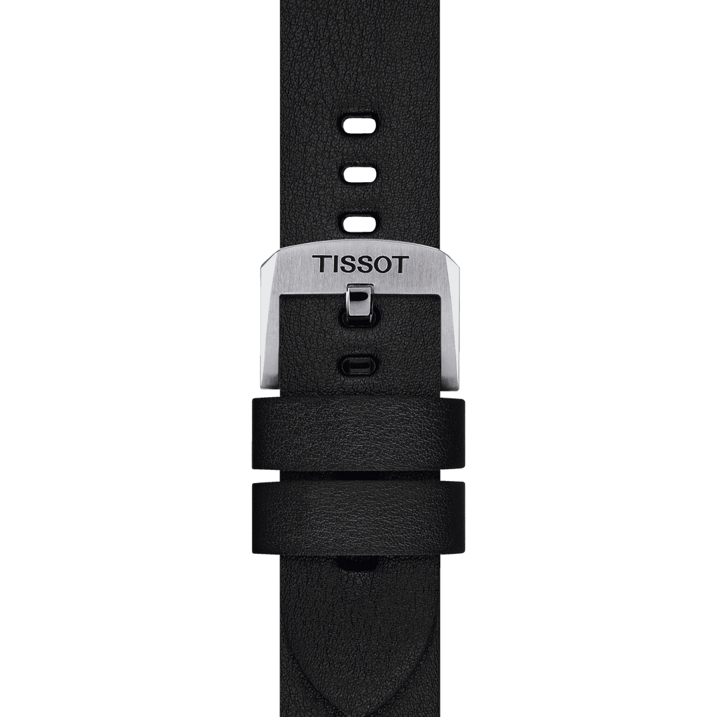 Bracelet Officiel Tissot Synthétique Noir entre-cornes 20 mm