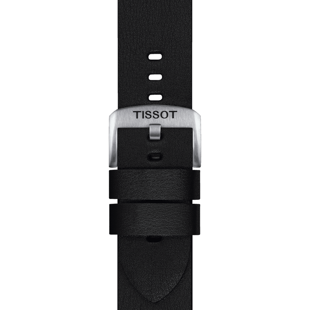 Bracelet Officiel Tissot Synthétique Noir entre-cornes 22 mm