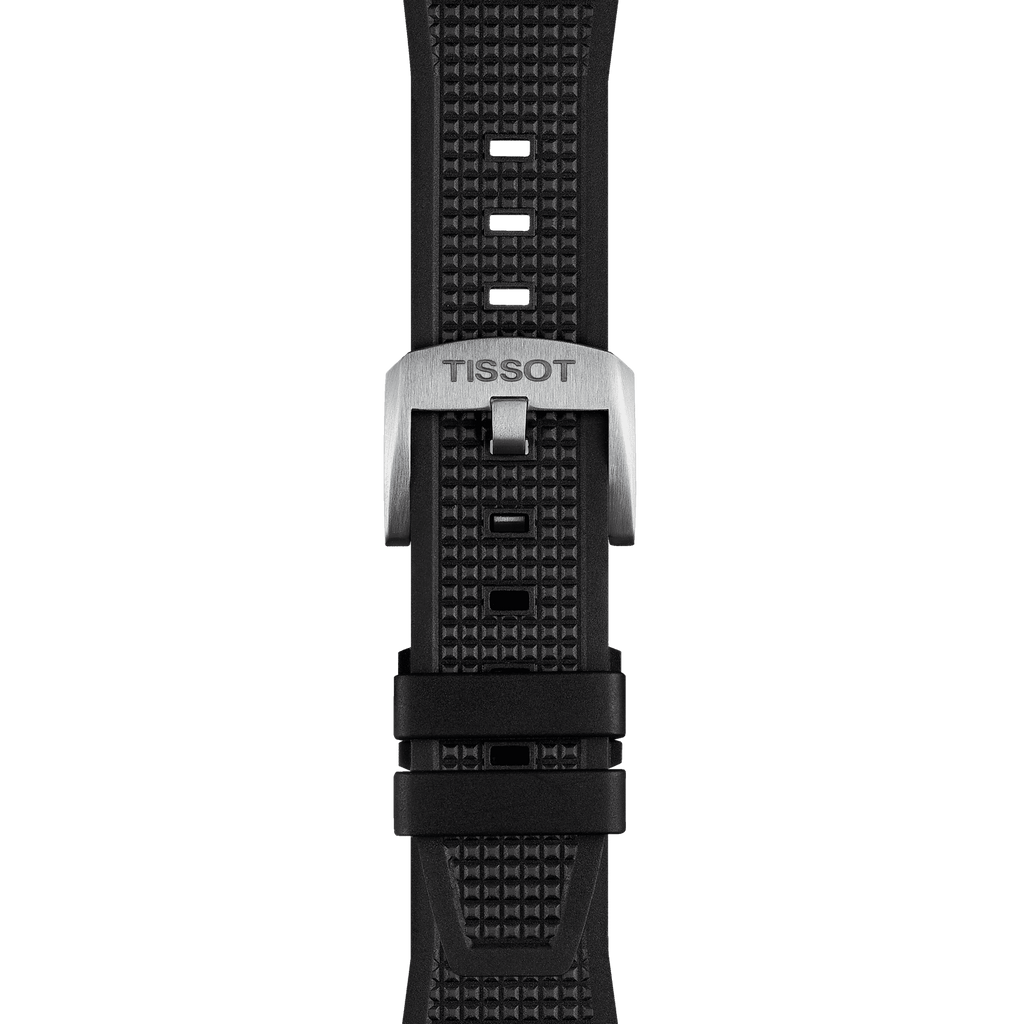 Bracelet Officiel Tissot PRX Caoutchouc Noir