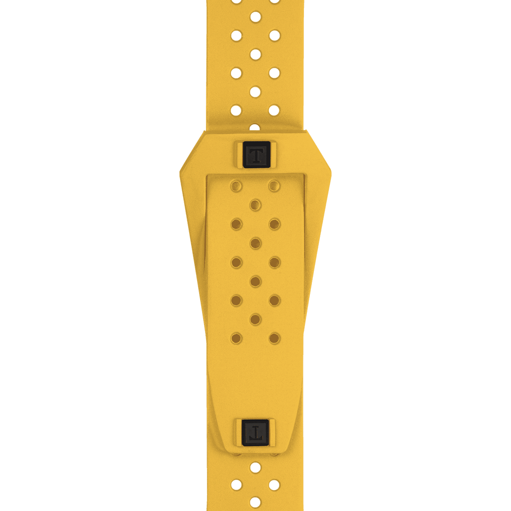 Bracelet Officiel Tissot Sideral Caoutchouc Jaune