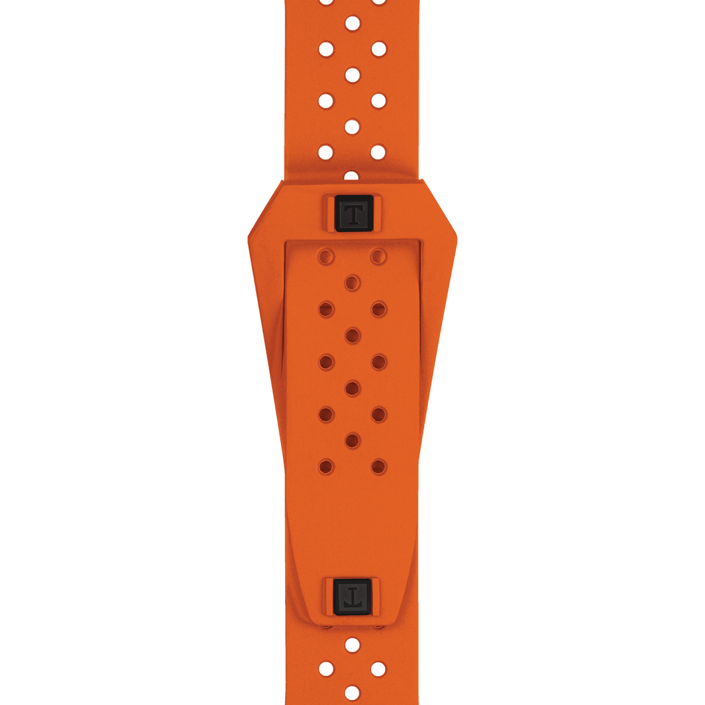 Bracelet Officiel Tissot Sideral Caoutchouc Orange