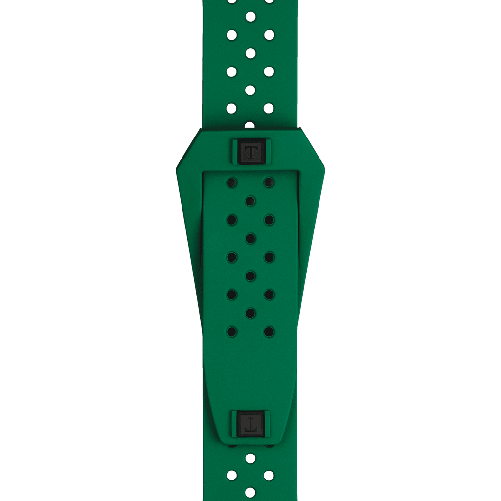 Bracelet Officiel Tissot Sideral Caoutchouc Vert