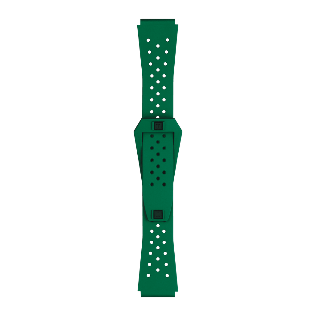 Bracelet Officiel Tissot Sideral Caoutchouc Vert