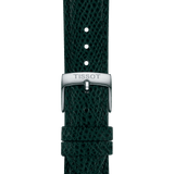 Bracelet Officiel Tissot Cuir Vert Entre-cornes 18 mm