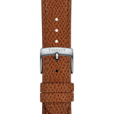 Bracelet Officiel Tissot Cuir Marron Entre-cornes 18 mm