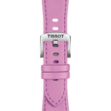 Bracelet Officiel Tissot PRX35 Cuir Rose